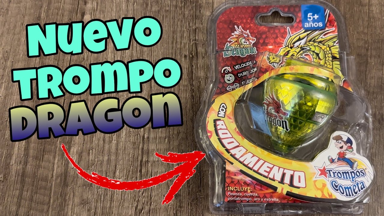 Trompo Dragon con rodamiento / unboxing trompo cometa / trompos cometa #trompos #tromposcometa