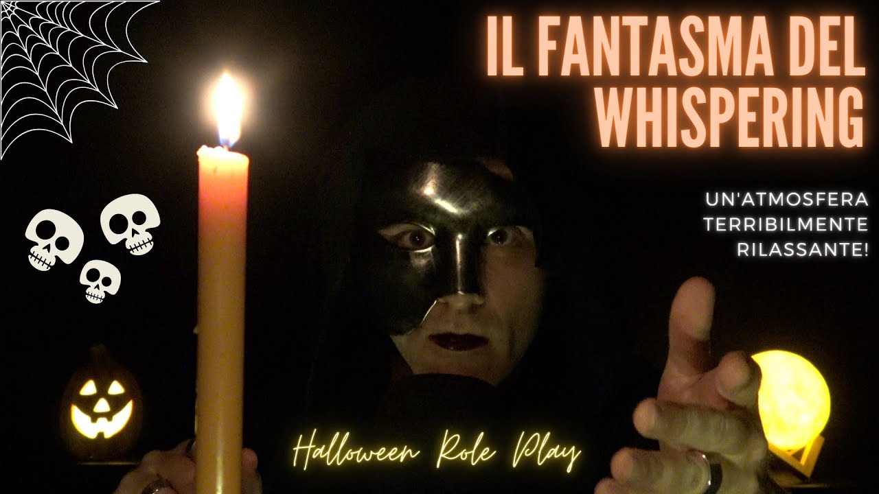 ASMR ITA | Un dispettoso fantasma super RILASSANTE 😌💤 | Halloween Role Play 🎃👻🦇