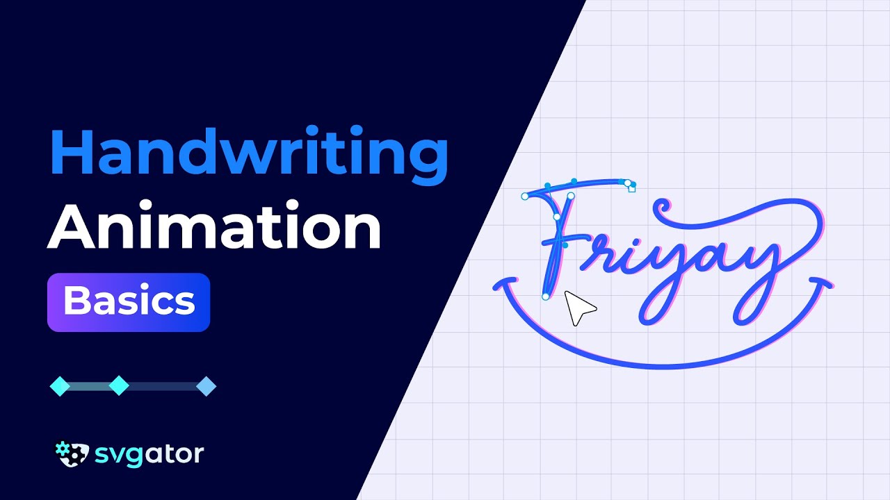 Easy Handwriting Animation For Beginners | Self-Writing Text