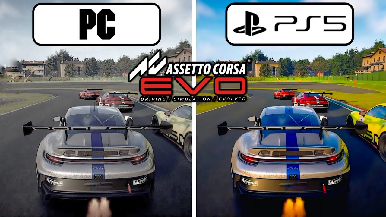 Assetto Corsa Evo PS5 vs PC Graphics Comparison