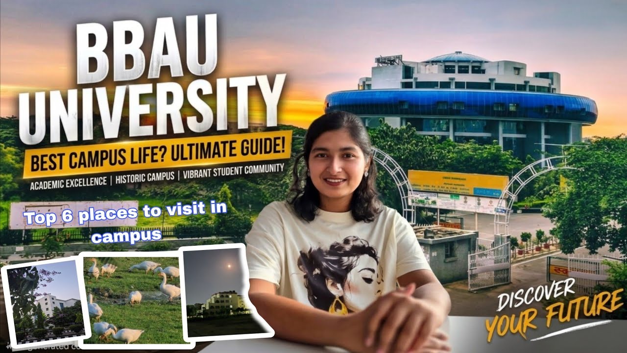 Most Beautiful Places in BBAU , Campus Beauty You Never Explored , BBAU's Hidden Paradise