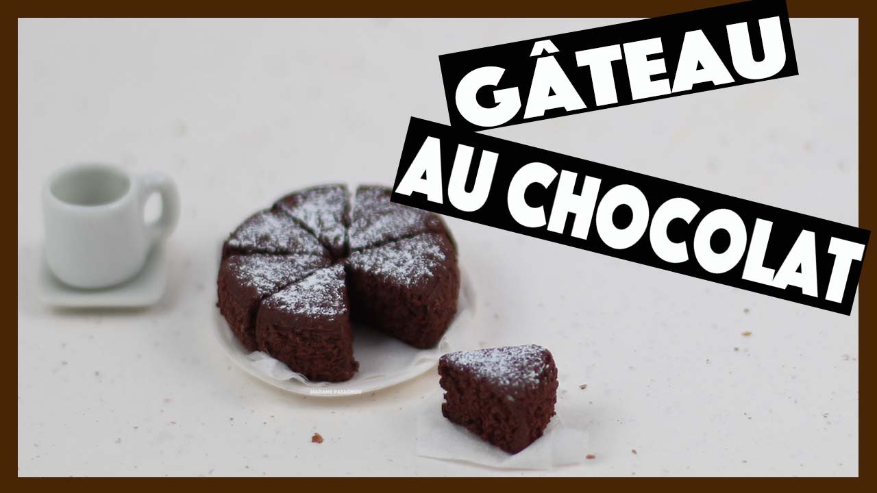 Gâteau au chocolat FIMO