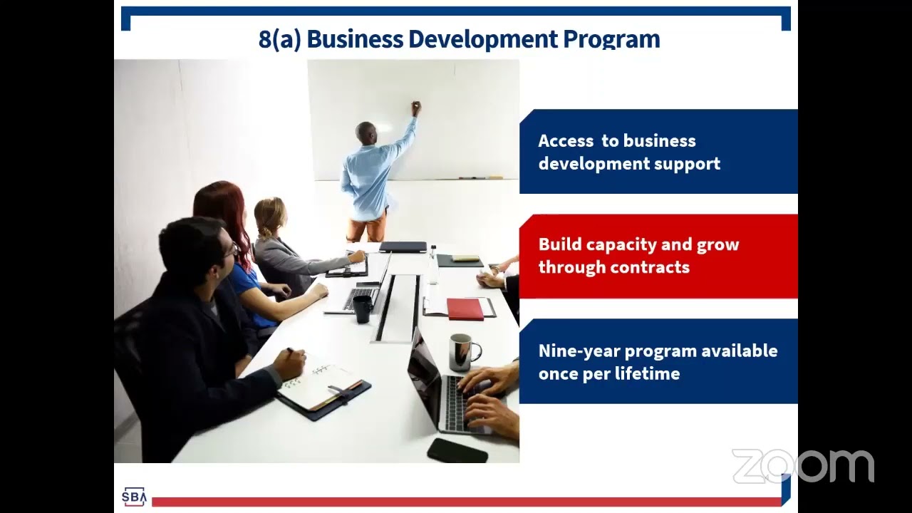 SBA Webinar Tuesday: 8a Business Development Program