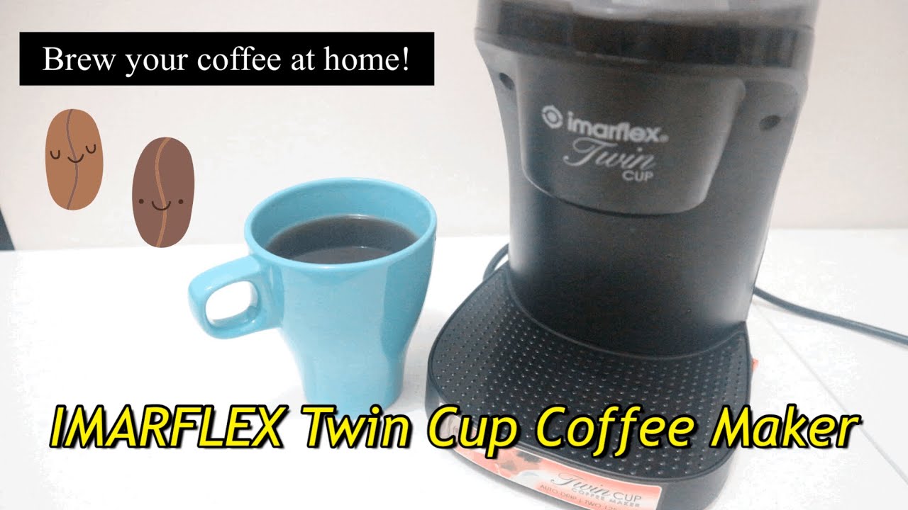 IMARFLEX Twin Cup Coffee Maker Unboxing