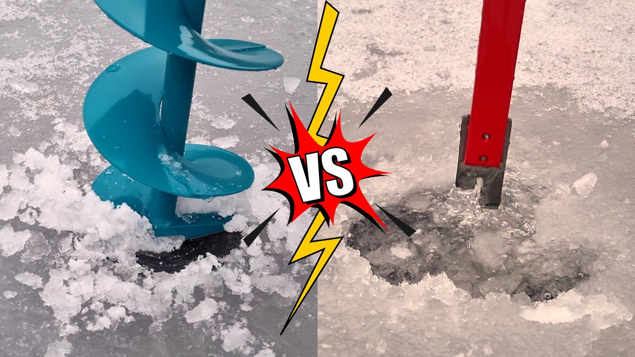 ŚWIDER VS PIERZCHNIA. Otwory w lodzie. Co wybrać?