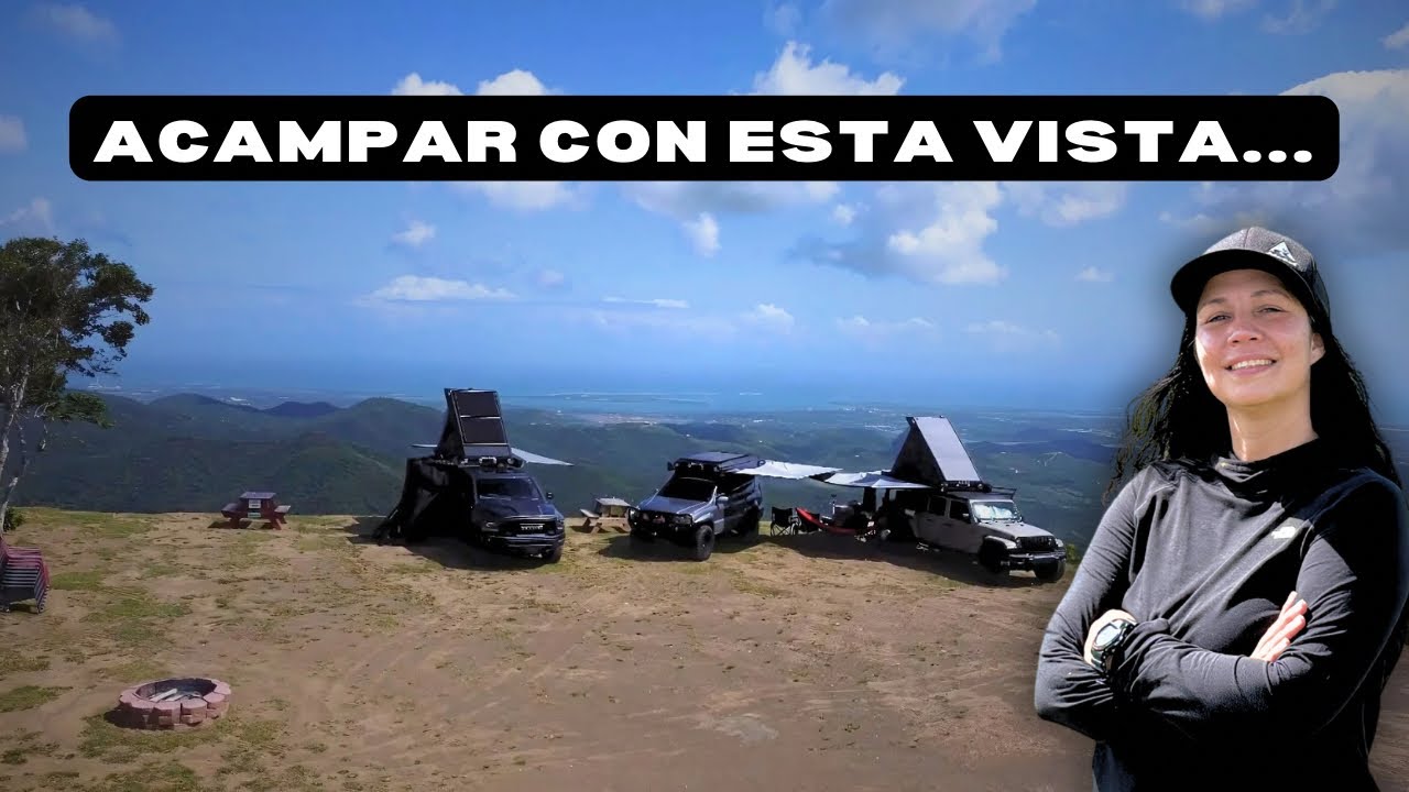 No vas a creer esta increíble vista acampando en Cayey