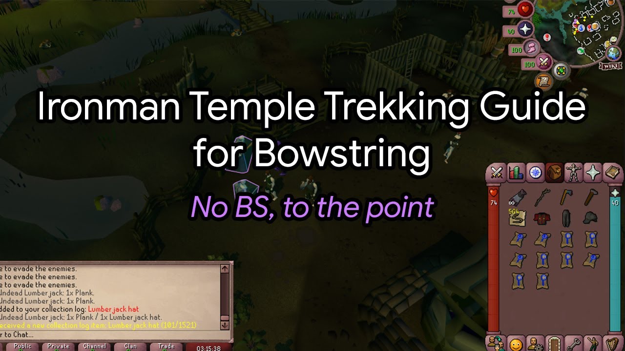 OSRS Temple Trekking for Bowstrings - Easy Route, Ironman, No BS Guide (2025)