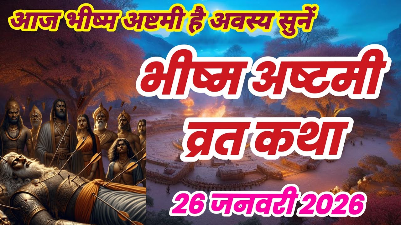 भीष्म अष्टमी व्रत कथा | Bhishm Ashtami ki katha | भीष्म अष्टमी 2026, Bhishm ashtami vrat katha,
