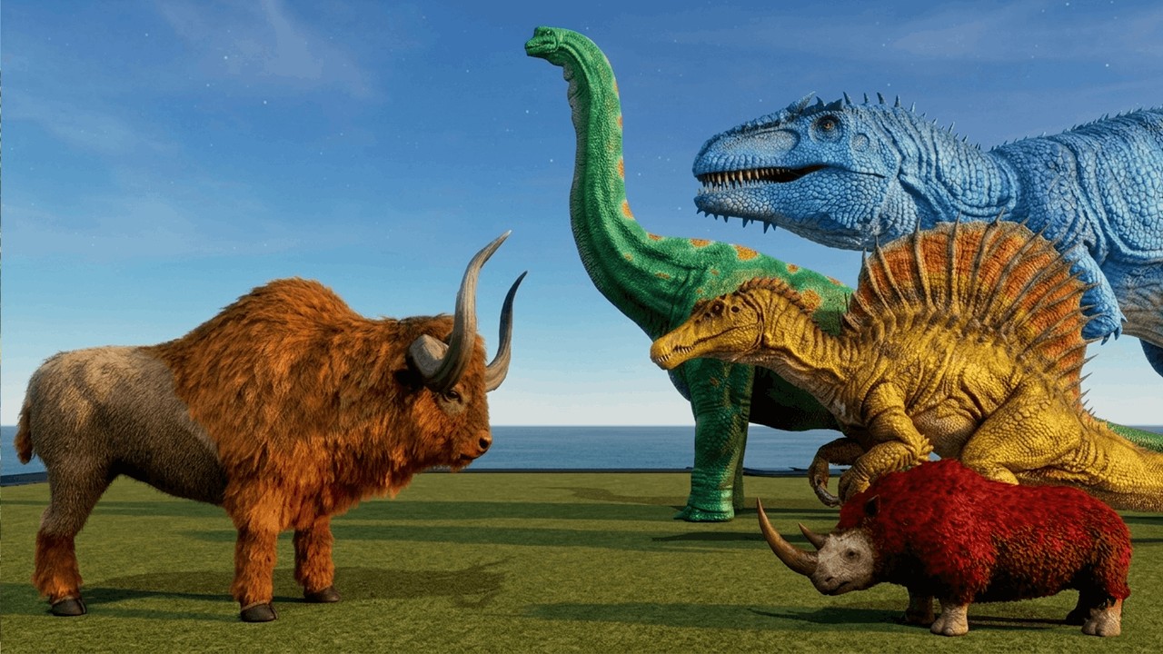 New BISON VS ARK DINOS! 🦬 | Cantex