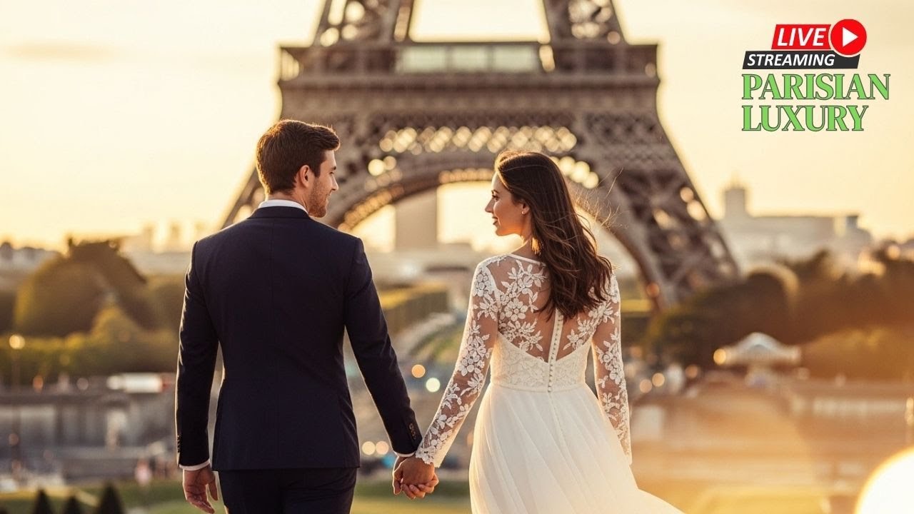 French Love Song – Amour doux au cœur de Paris au coucher du soleil