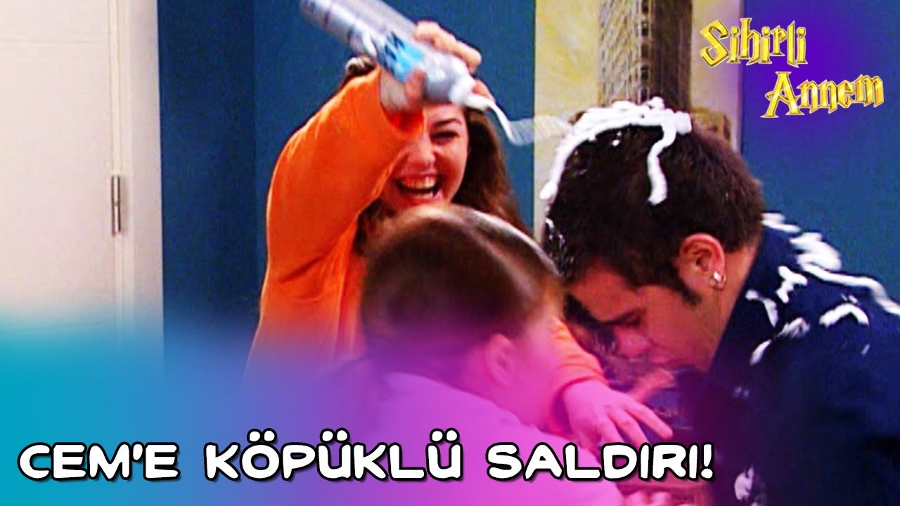 Sihirli Annem - Ceren İle Çilek'den Cem'e Köpüklü Saldırı!