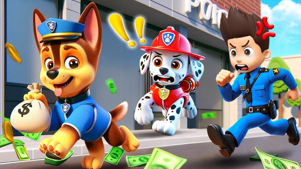 RYDER Runs Away From RYDER & RUBBLE! - Funny Story | Paw Patrol 3D Animation
