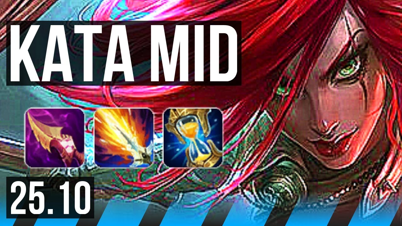 KATARINA vs RIVEN (MID) | 11/1/7, Legendary | NA Grandmaster | 25.10
