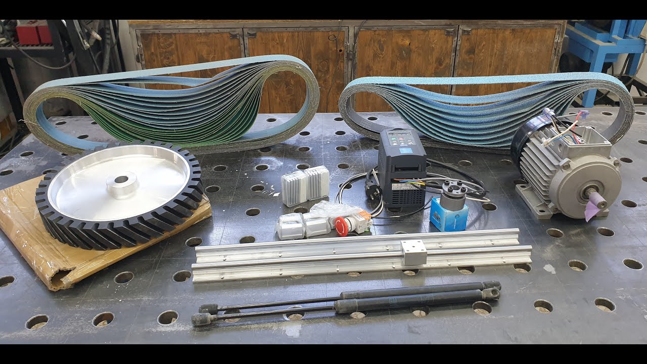 #1 Levigatrice Rettificatrice a nastro Fai Da Te // Homemade belt grinding machine