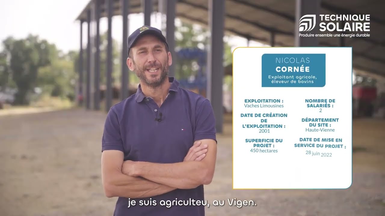 🚜 Rencontre avec Nicolas Cornée, éleveur de bovins I Technique Solaire
