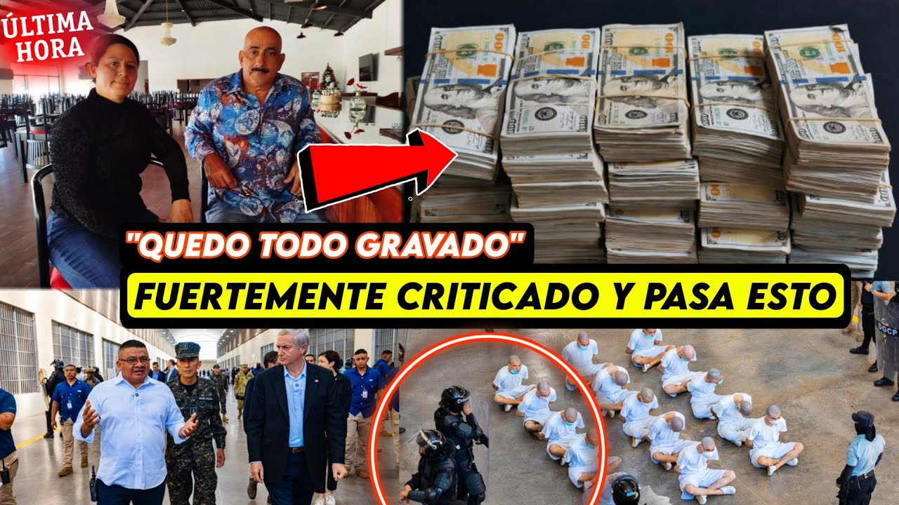 Salvadoreño gasta $1 MILLÓN en el país 💸 y llega visita sorpresa al CECOT 😱