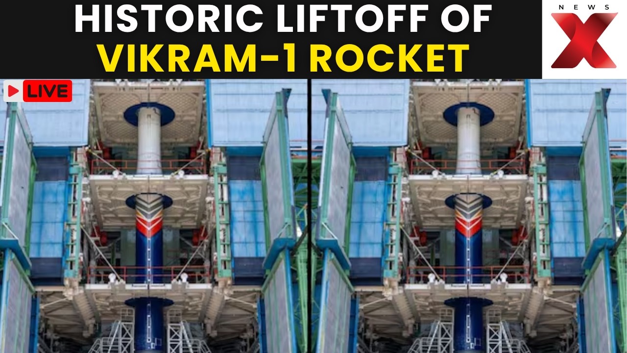 Vikram-1 Launch LIVE: Watch the Historic Moment of India's First Private Orbital Rocket | NewsX