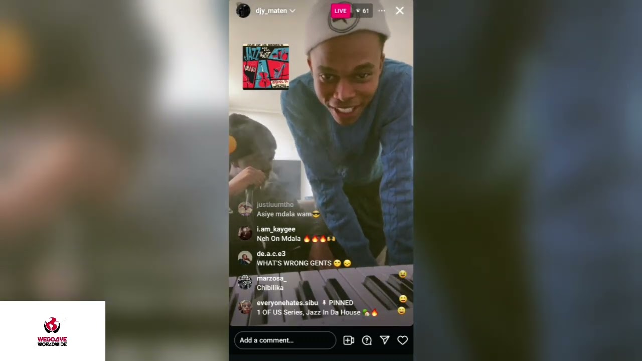 DJ Maten Live: Exclusive Jazz Amapiano Session! (Unreleased Tracks) | Live On IG