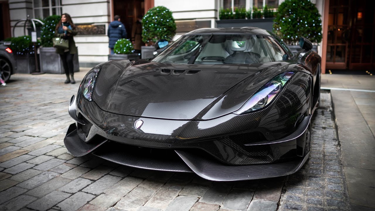 Supercars in London December 2021 - #CSATW328 [Koenigsegg Regera, Chiron, SVJ, Senna, Pista, GT2 RS]