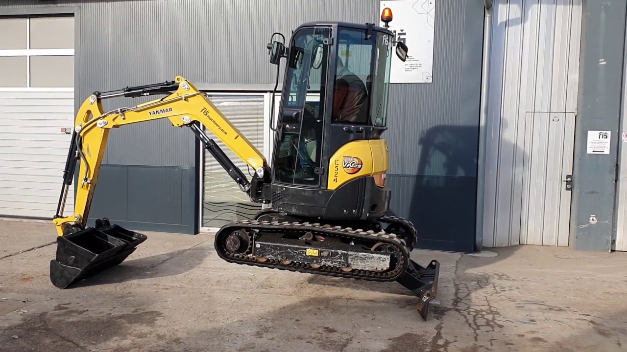MINI EXCAVATOR YANMAR VIO 25-4 FIS MACHINERY SLOVENIA