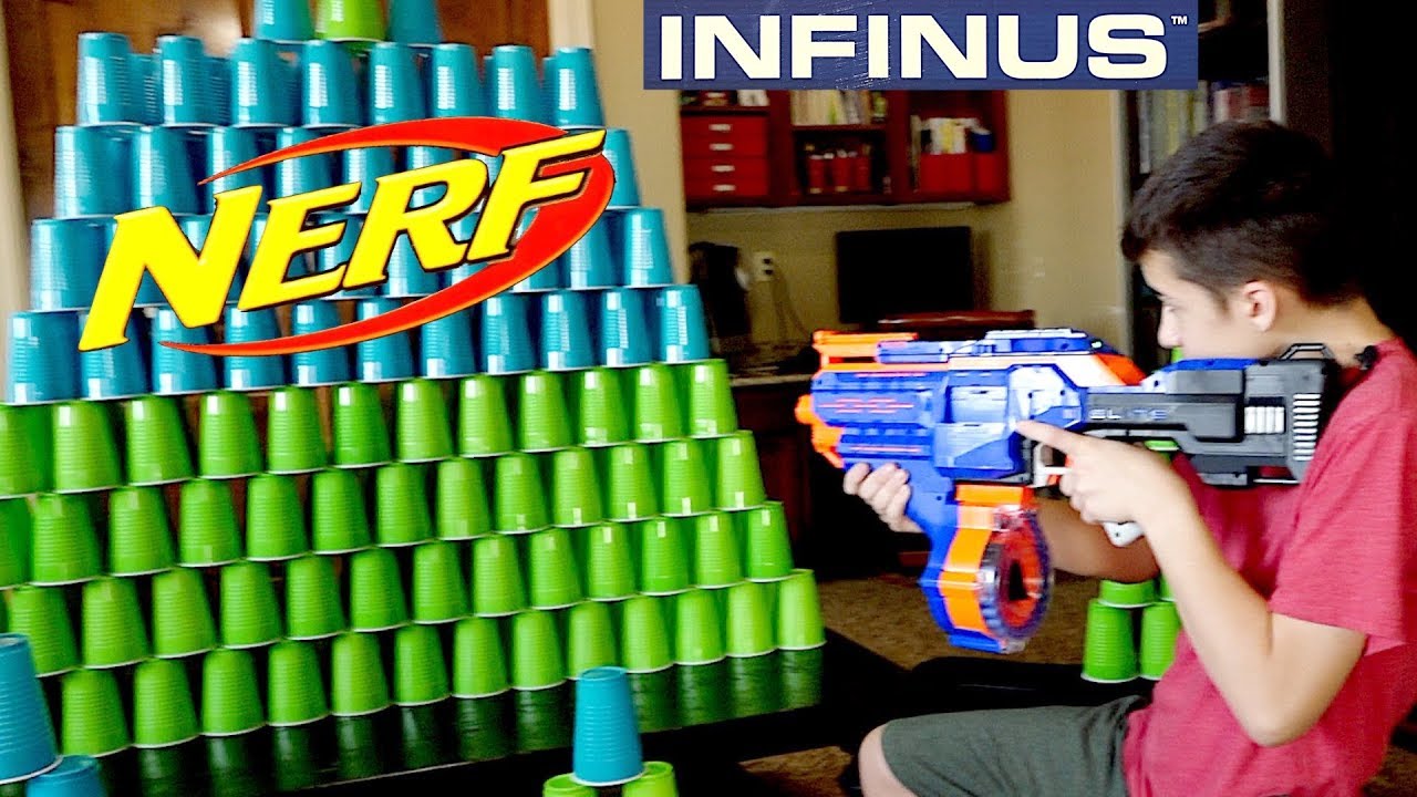 Review - Nerf Elite Infinus - Automatic Dart Speed Loading!
