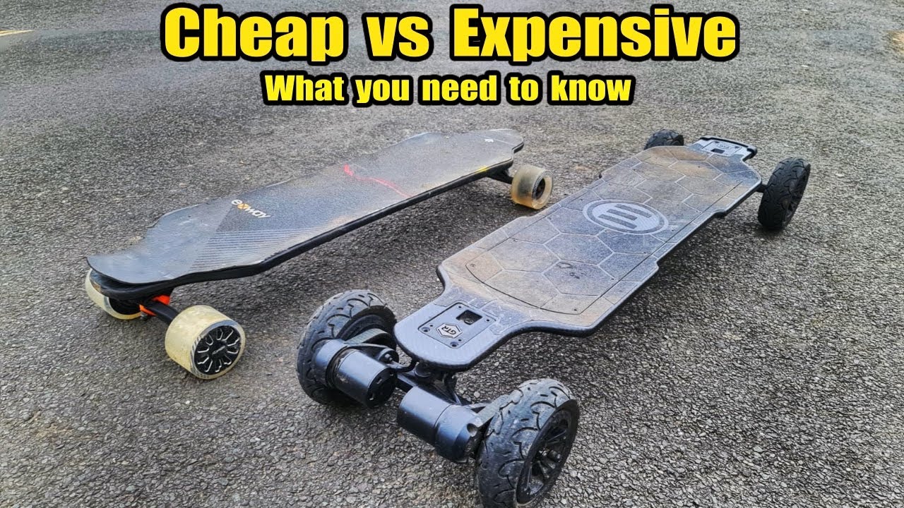 Cheap vs Expensive electric skateboards - Specs v Reality Eskate Podcast Episode 2