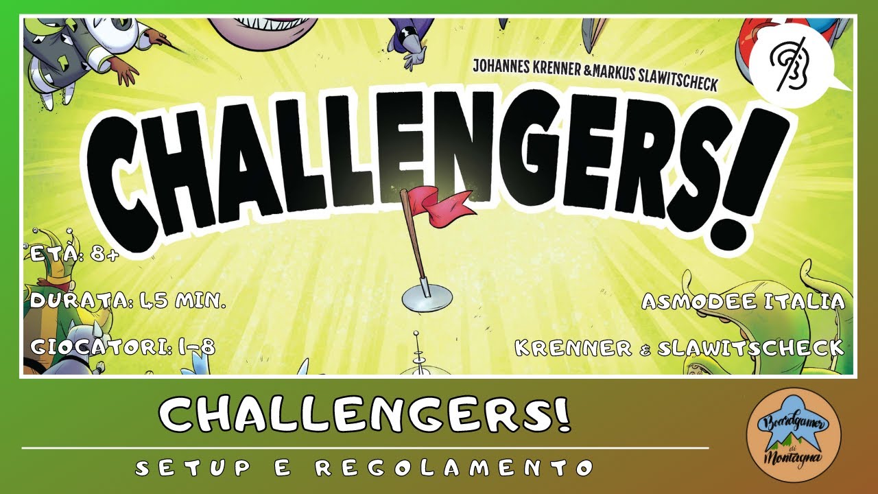 Challengers! - setup e regolamento in italiano (tutorial) [SUB ITA]