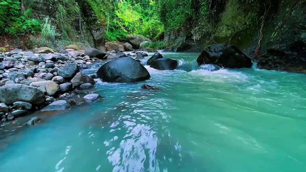 Mountain stream water sounds for better sleep