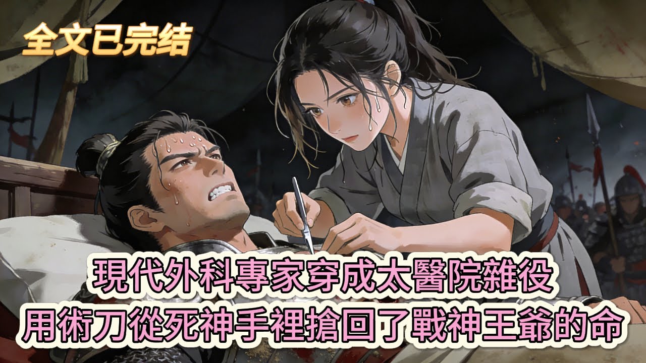 完结小说💕《手術刀開盛世》現代外科專家穿成太醫院雜役，用術刀從死神手裡搶回了戰神王爺的命#推文 #小说 #悠悠书屋