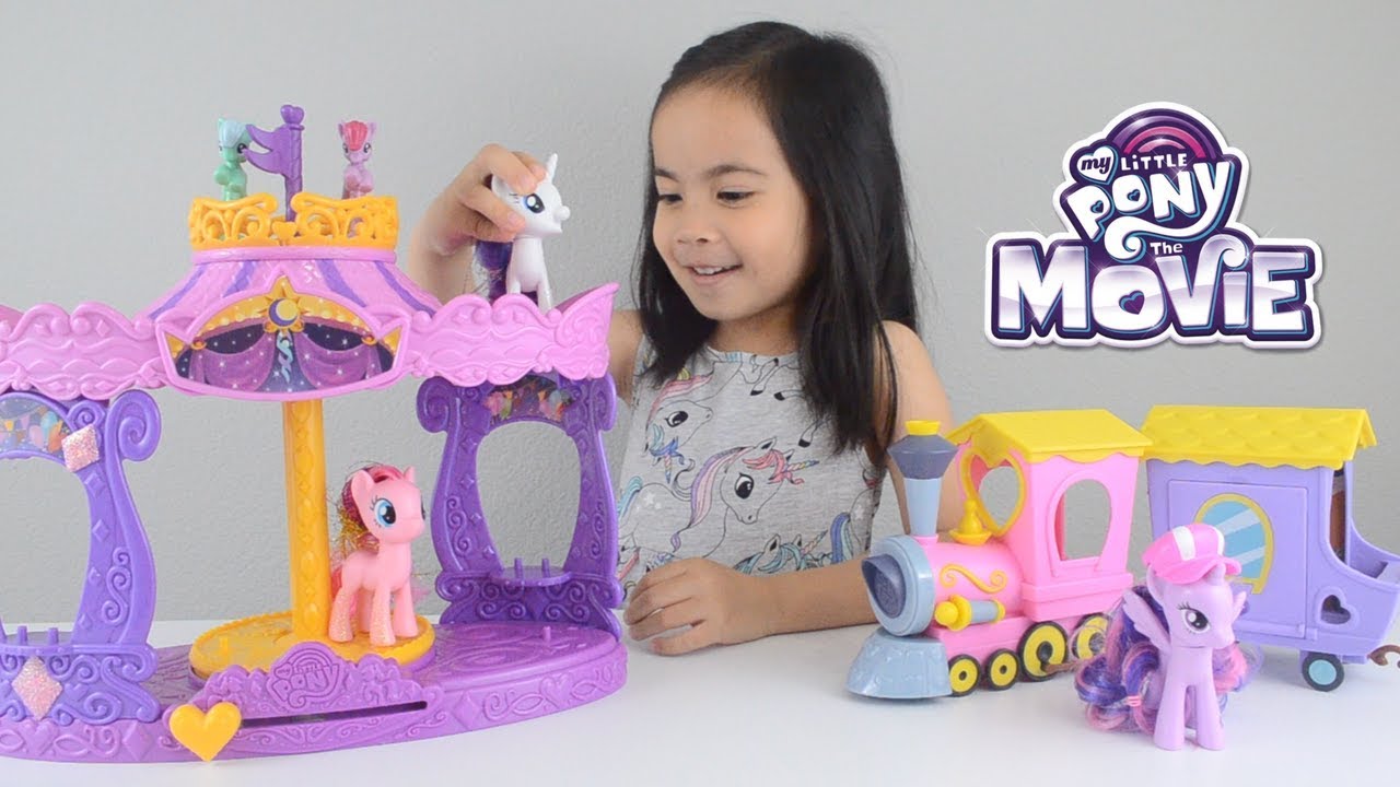My Little Pony The Movie Mare-y-Go-Round Friendship Festival Unboxing!