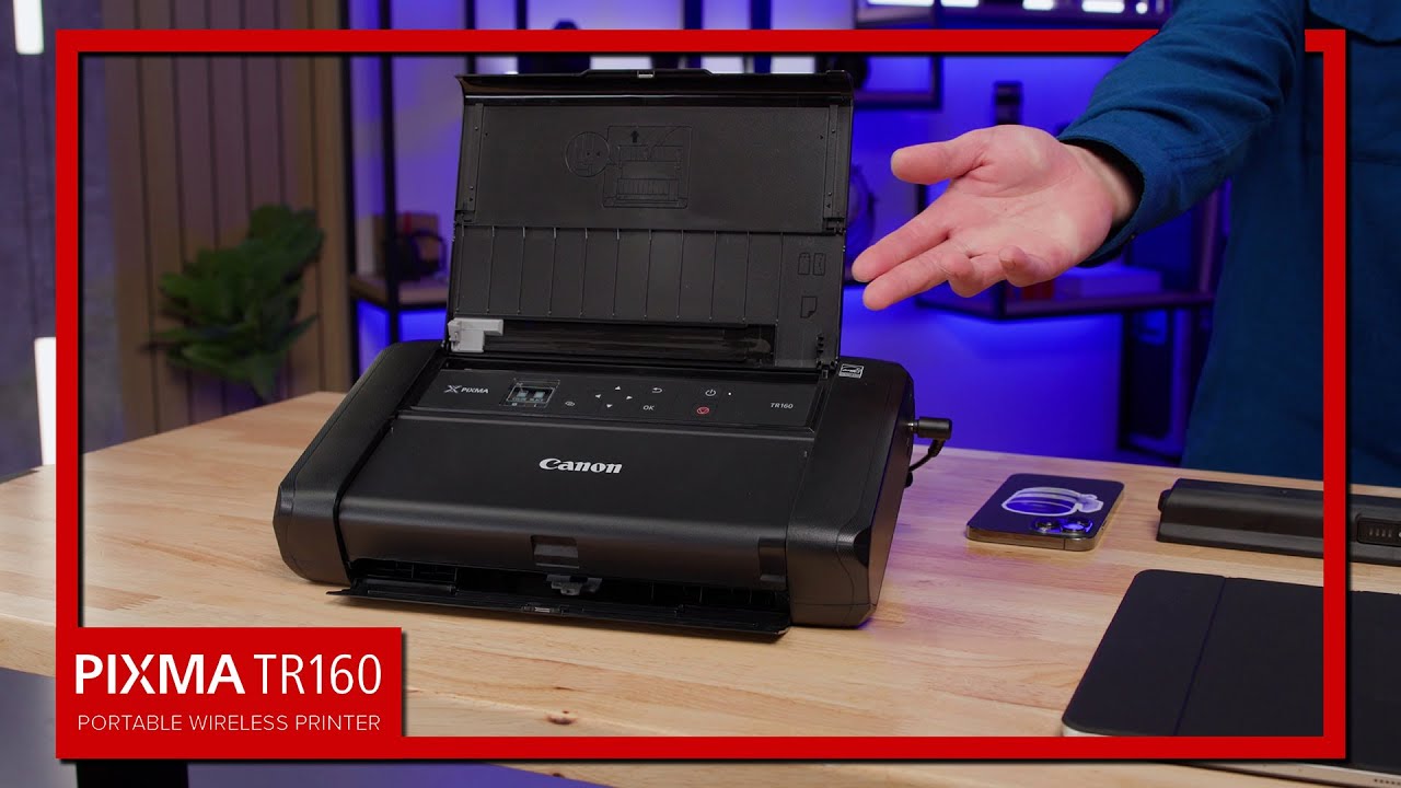 Introducing the Canon PIXMA TR160 Portable Wireless Printer