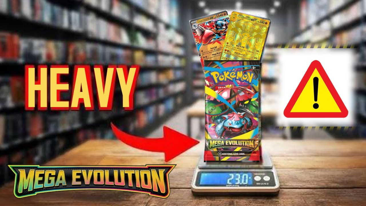 Можно ли взвешивать наборы POK&Eacute;MON MEGA EVOLUTION? РЕЗУЛЬТАТЫ ВАС ШОКИРУЮТ 😱