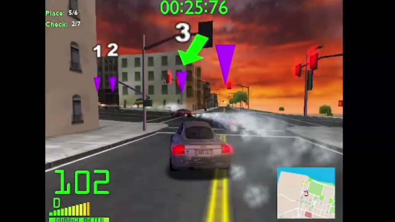 Midtown Madness 2 - San Francisco - Park & Ride - Checkpoint Race #6 
