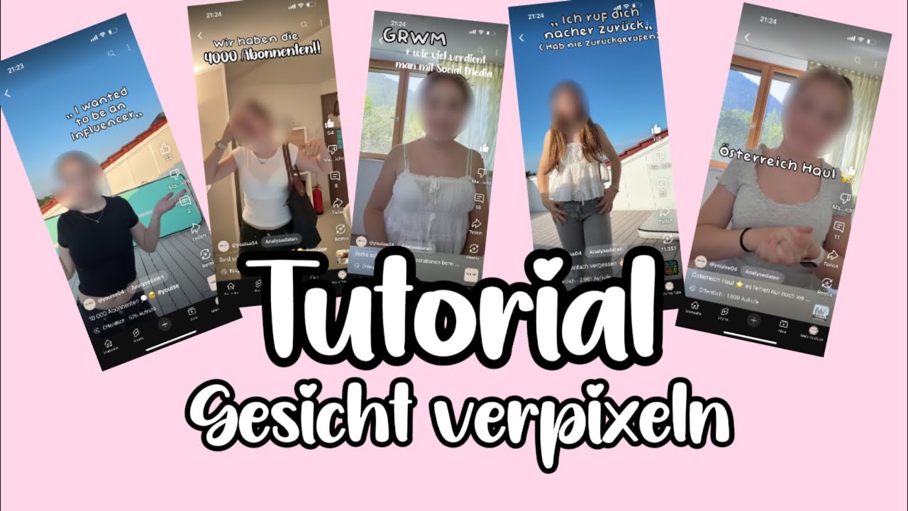 Tutorial Gesicht verpixeln (CapCut) 💞￼