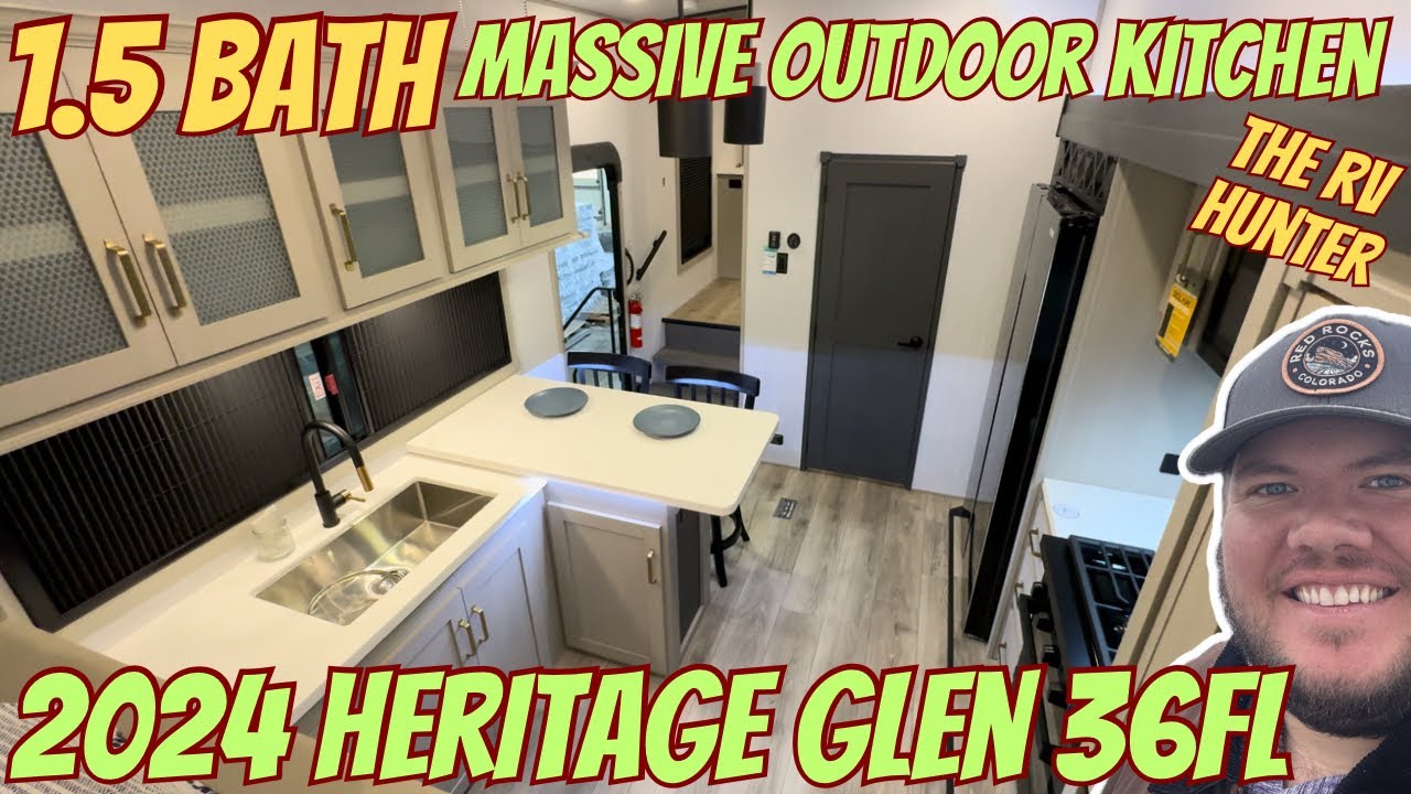 2024 Heritage Glen 36FL | RV with the Best Outdoor Kitchen Setup?!