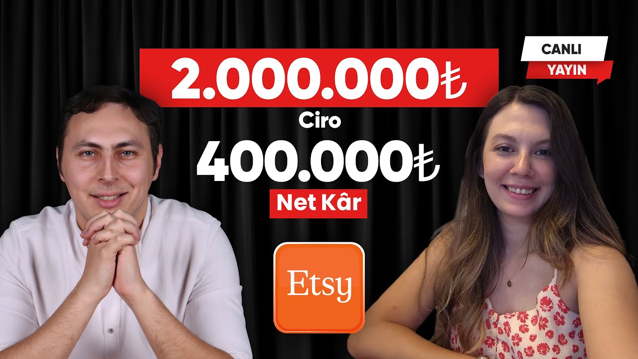 Etsy'de ₺2.000.000+ satış, ₺400.000+ kârı nasıl elde etti? Gizem hanım tecrübelerini anlatıyor