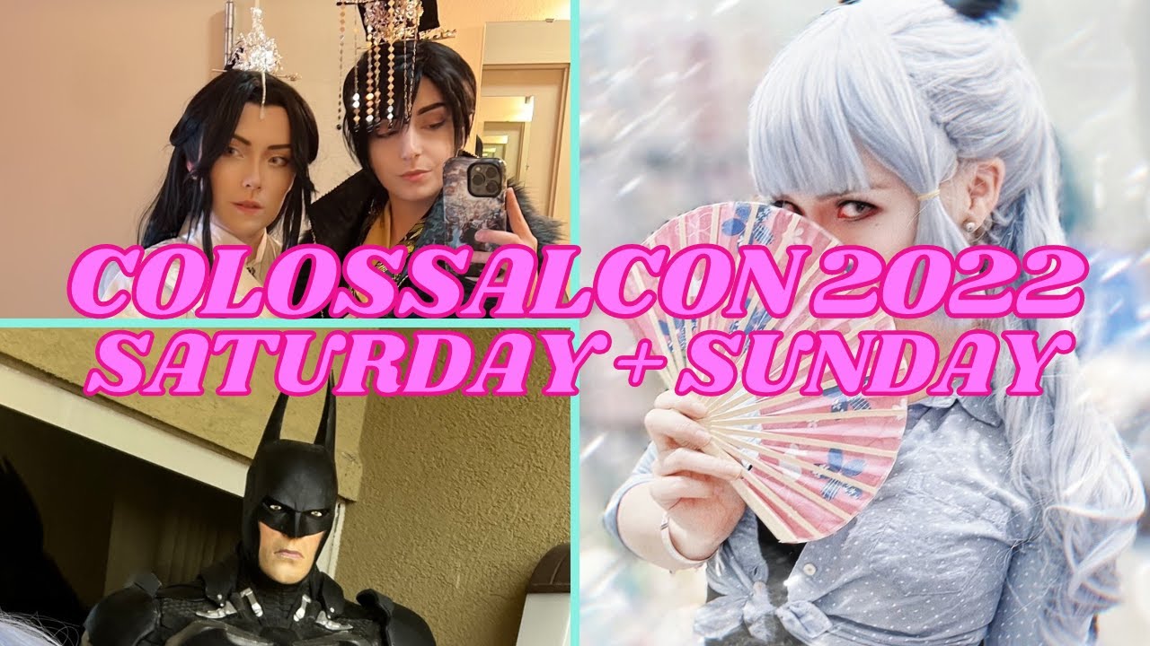 Colossalcon 2022: Con Vlog (Saturday & Sunday) The One With Batman | Sunlight Spells