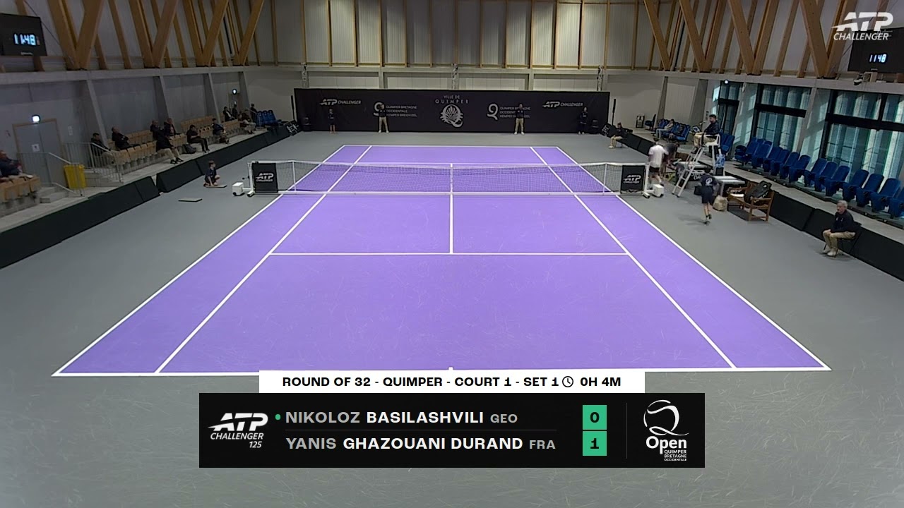 Nikoloz Basilashvili (GEO) vs Yanis Ghazouani Durand (FRA) | 2026 Quimper R32