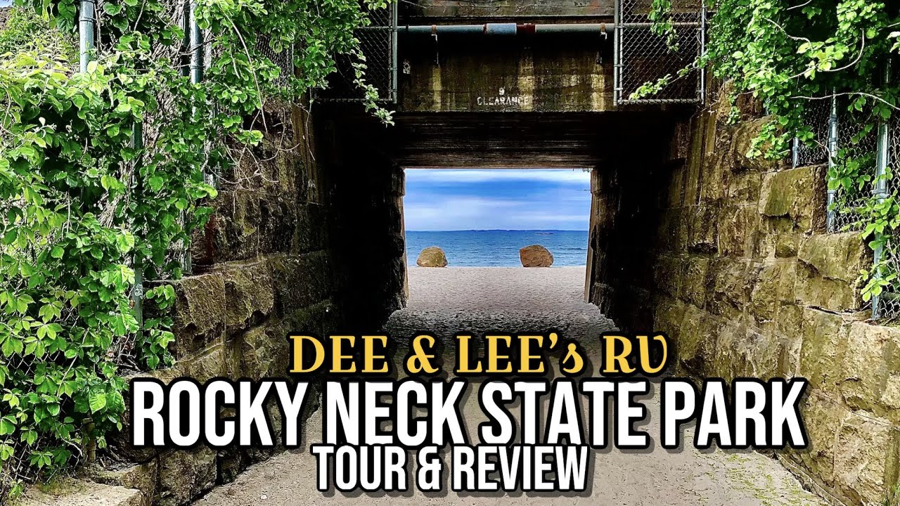 Rocky neck state park in /east lyme /Connecticut (tour and review)