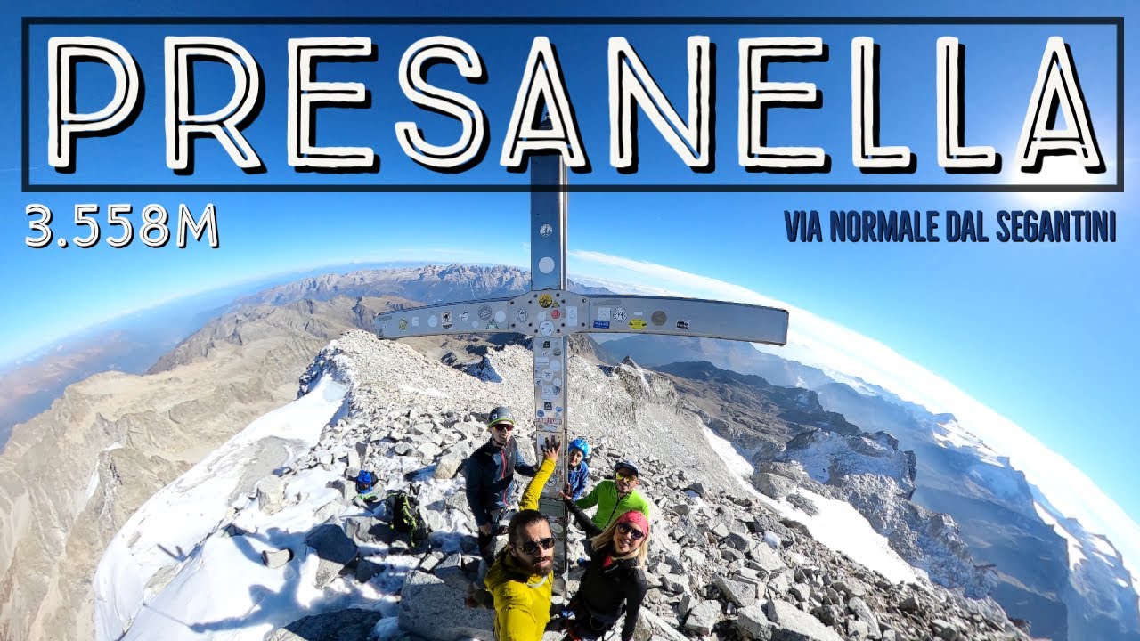 PRESANELLA 3.558m 🏔 Via Normale dal Rifugio Segantini 🛖