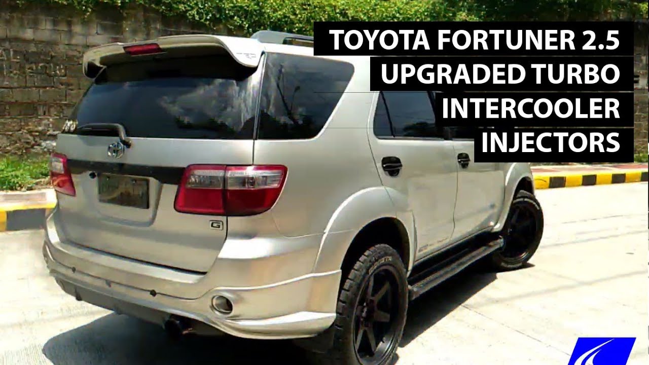 Toyota Fortuner 2005 года с модернизированным турбонаддувом, форсунками и интеркулером