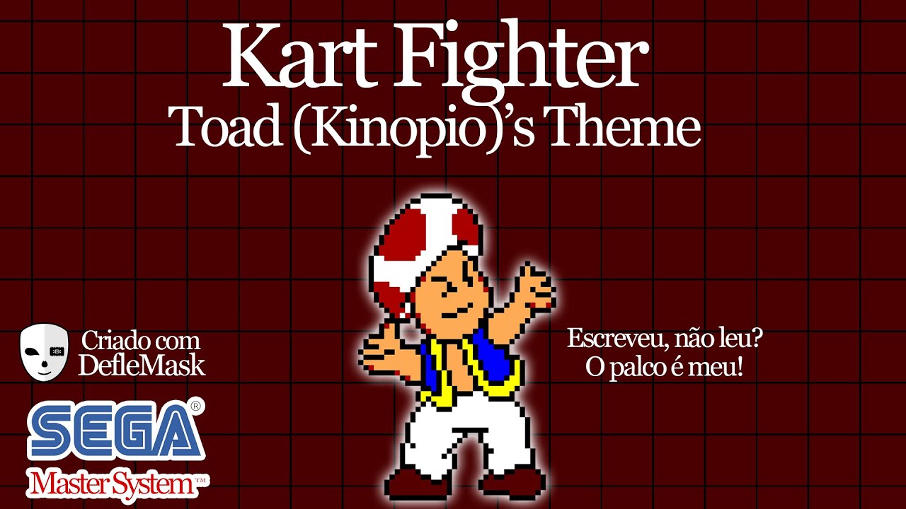 Kart Fighter (NES Bootleg) - Toad/Kinopio's Theme [MASTER SYSTEM REMIX]