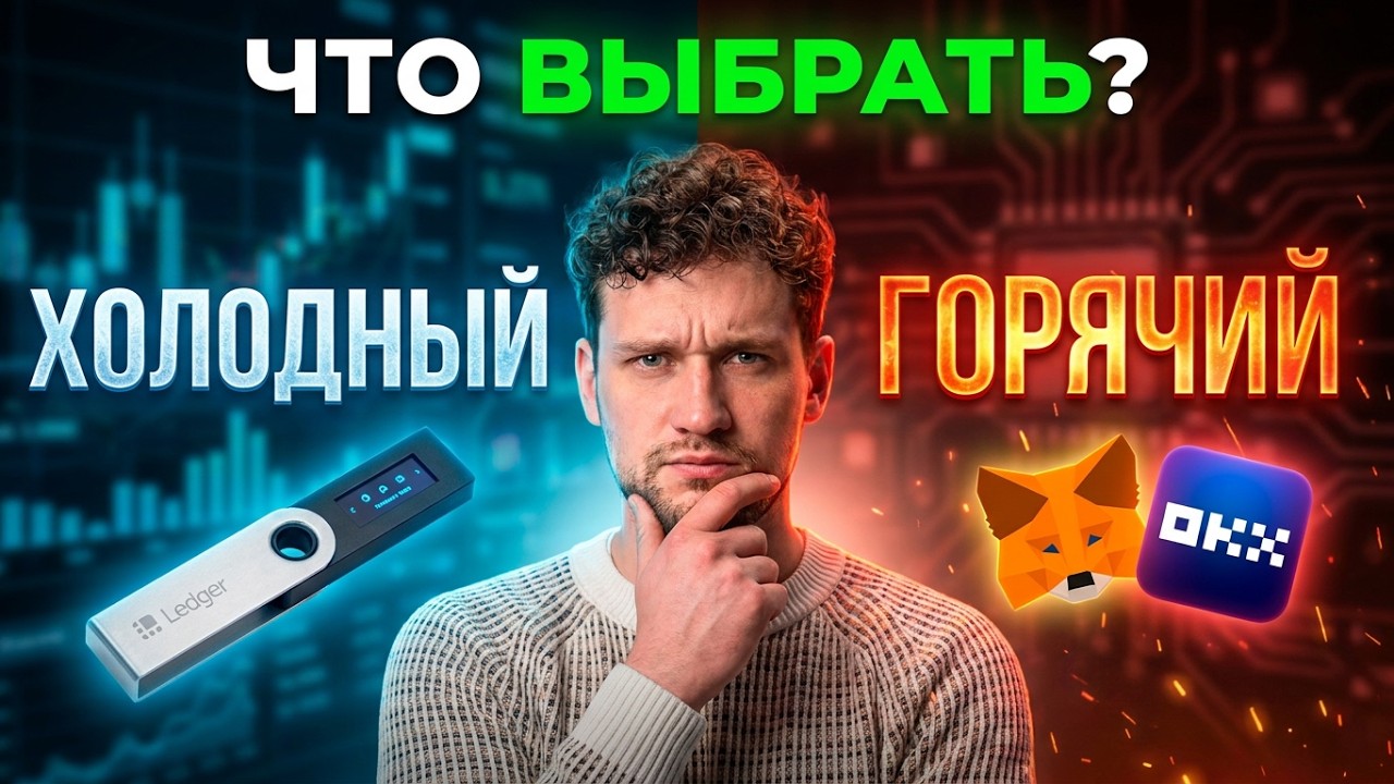 Какой КРИПТОКОШЕЛЁК выбрать в 2026? Ledger, Trust Wallet, MetaMask, OKX, Bybit | Полный разбор