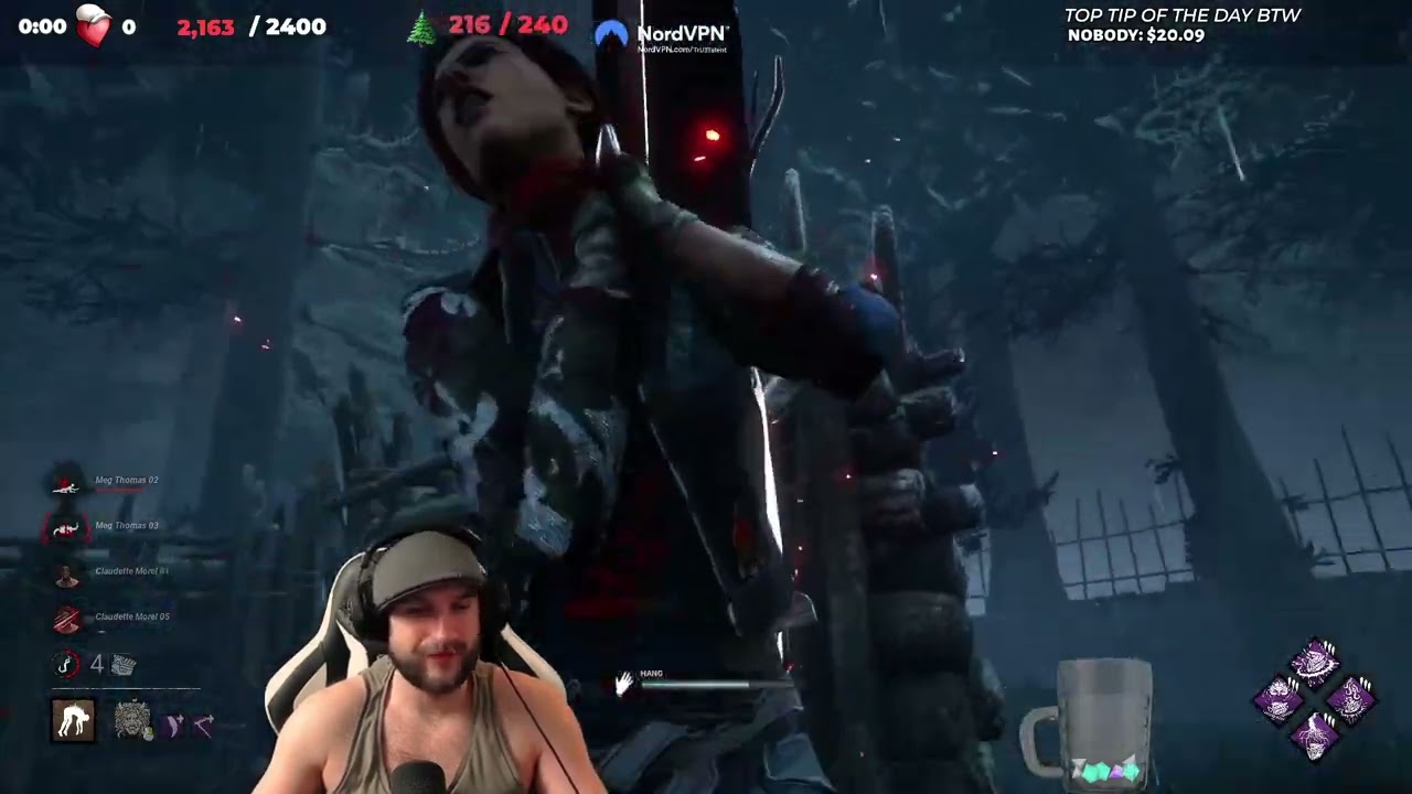 SHE REALLY JUST RAGE QUIT FROM THAT! Dead by Daylight