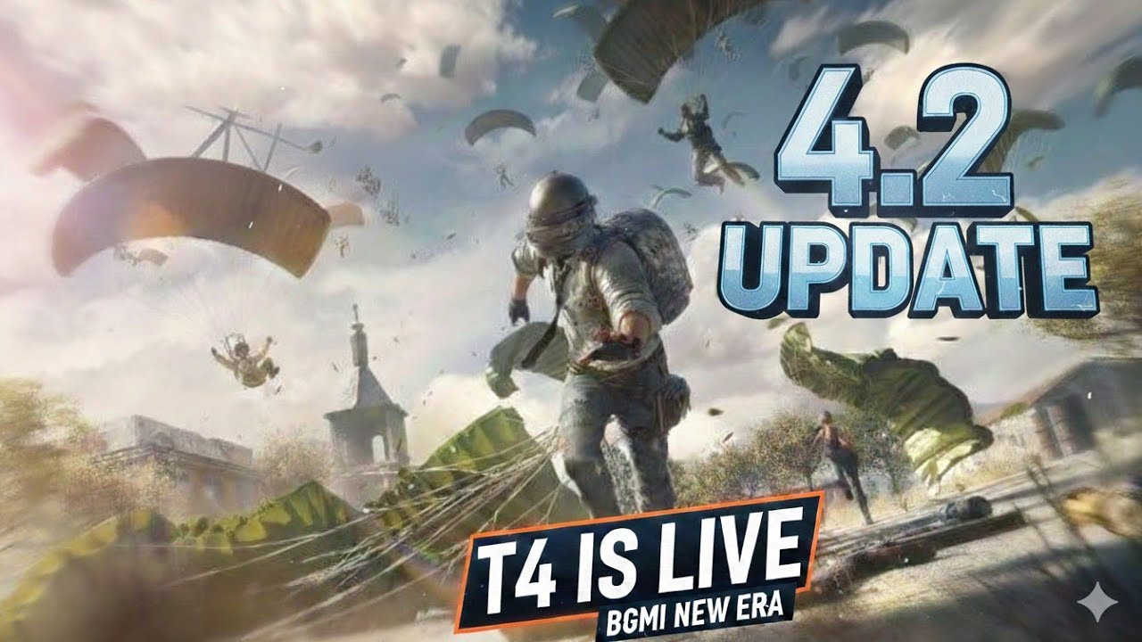 T4 iS Live  #bgmi  4.2 update 