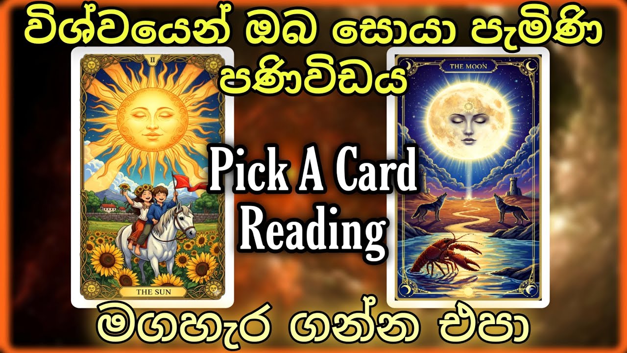 විශ්වයෙන් ඔබට පණිවිඩයක්  pick a Card Reading | #tarotcardreading #sinhala #astrology