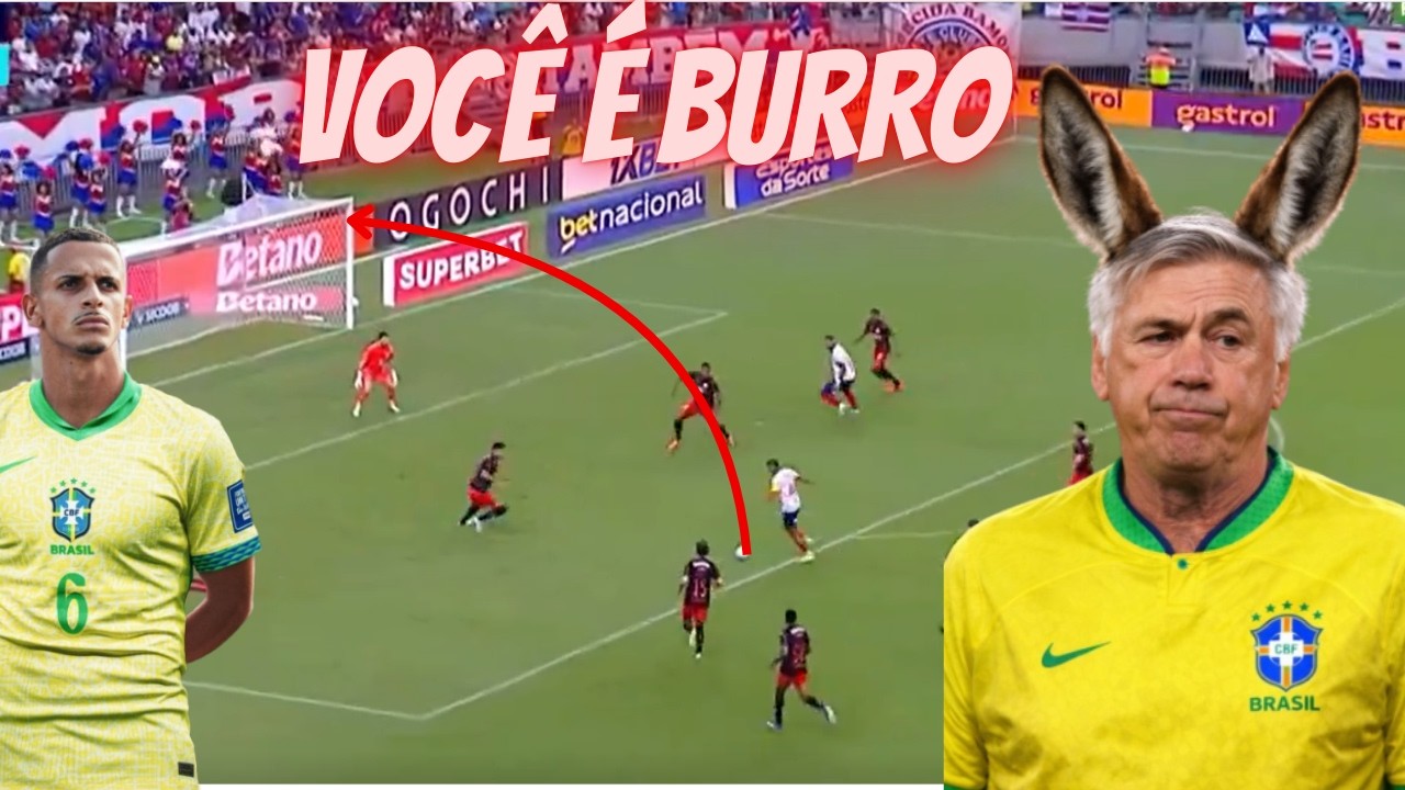 VOCÊ É BURRO ANCELLOTTI EM NÃO CONVOCAR LUCIANO JUBA PARA A SELEÇÃO BRASILEIRA