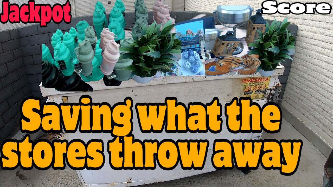 DUMPSTER DIVING - WOW I FOUND SO MUCH USEFUL STUFF IN THESE DUMSTERS.