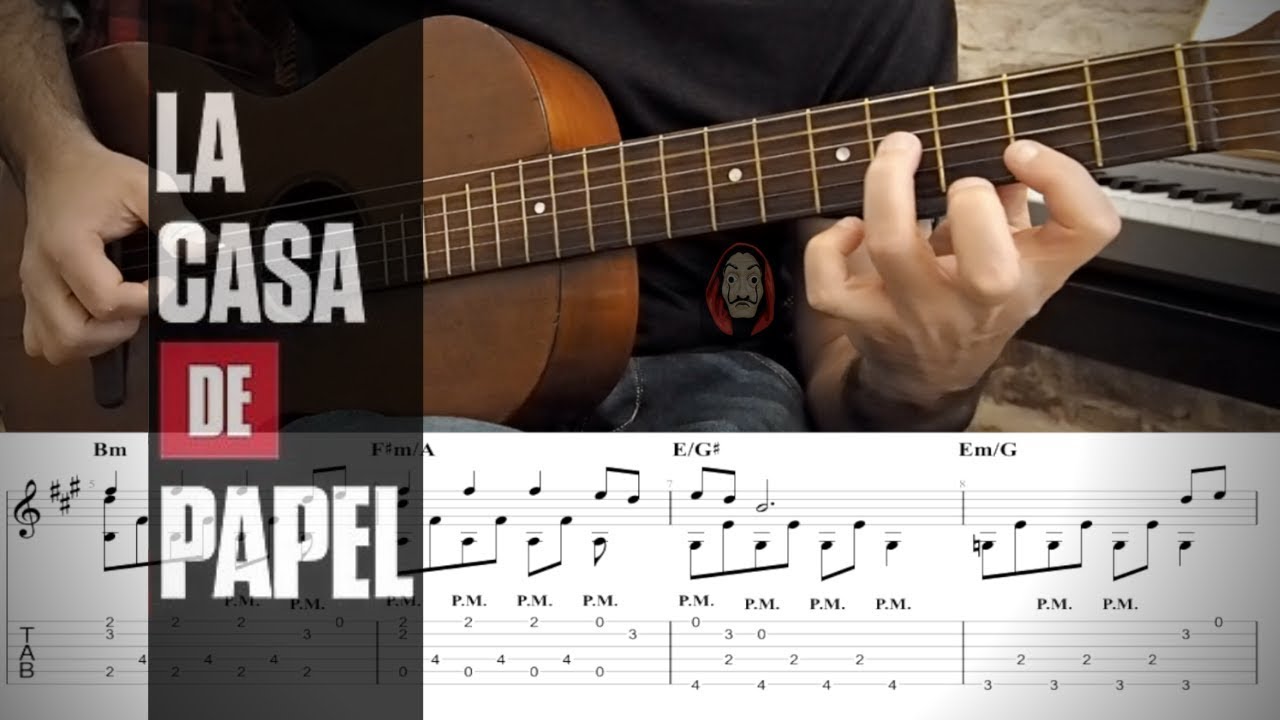 LA CASA DE PAPEL - My Life Is Going On - Fingerstyle Guitar + TABS