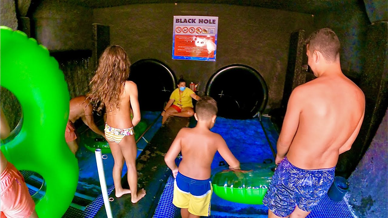 Black Hole Water Slide at Slide & Splash Water Park
